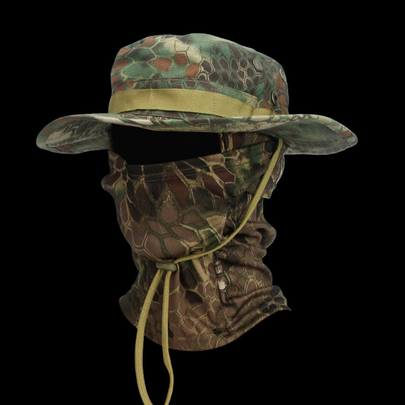 Camouflage Boonie Hat Balaclava Set