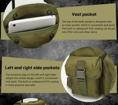 Tactical MOLLE Quick Release AK Vest
