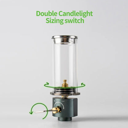 BRS-55 Dreamlike Candlelight Lamp Windproof Candle Light Gas Burner Stove Outdoor Camping Lights Tent Lighting Equipment