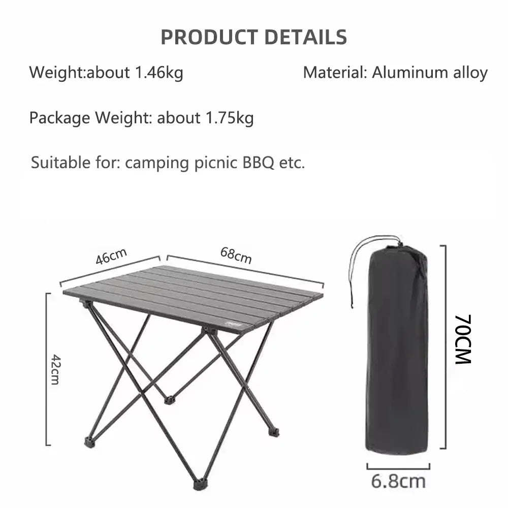 Ultralight Portable Folding Camping Table