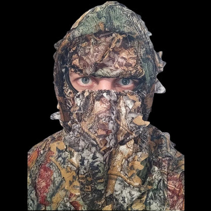 3D Leaf Camouflage Face Mask Ghillie