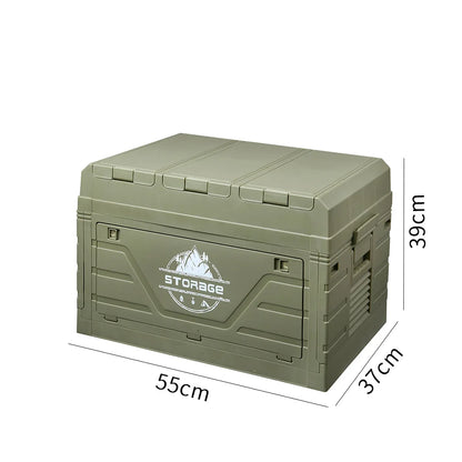 Outdoor Camping Folding Storage Box Table