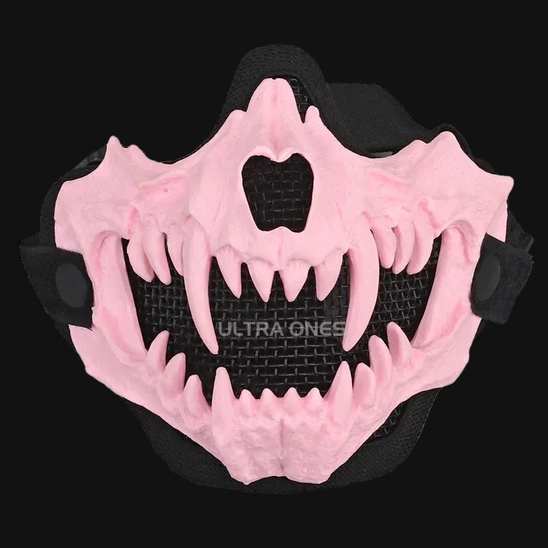 Tactical Half-Face Steel Mesh Mask