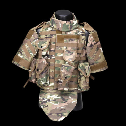 Camouflage Mockup Armor With Pouch/Pad - Bushman Outpost