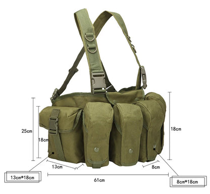 Tactical MOLLE Quick Release AK Vest