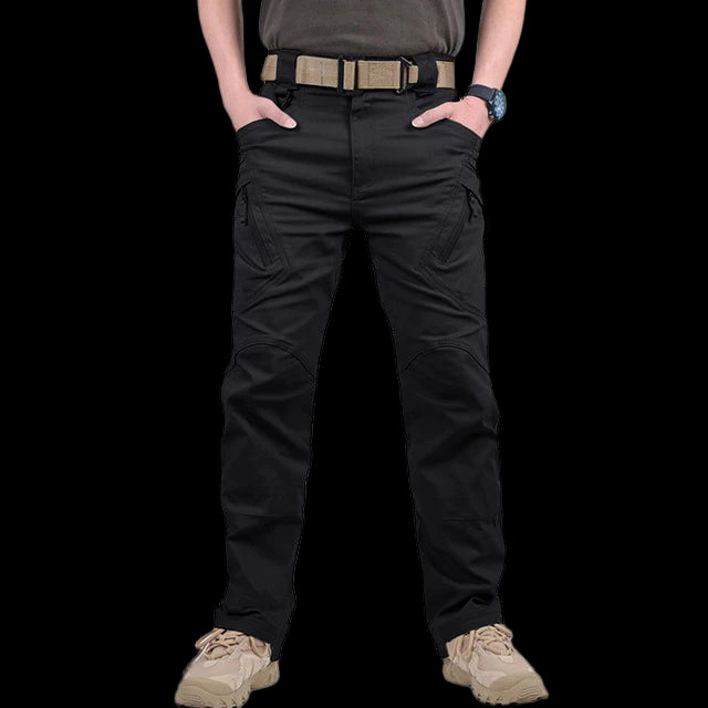 Mens Waterproof Elastic Cargo Pants - Bushman Outpost
