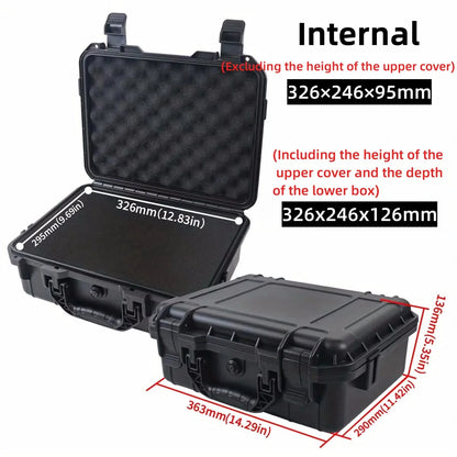 Waterproof Hard Carry Case With Pre-cut Sponge Storage