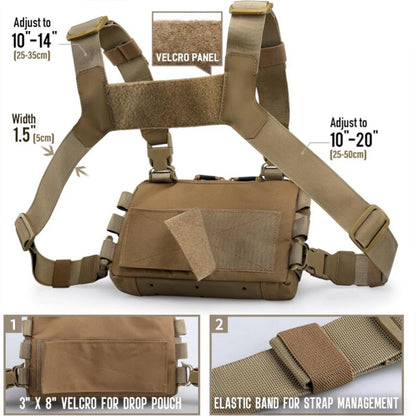 Tactical Chest Rig Pack EDC Chest Bag