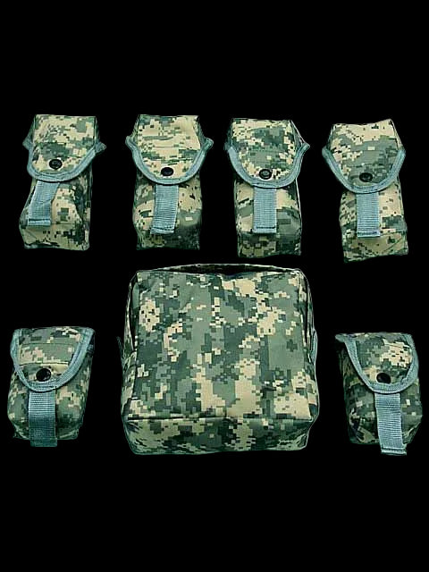 Camouflage Mockup Armor With Pouch/Pad - Bushman Outpost