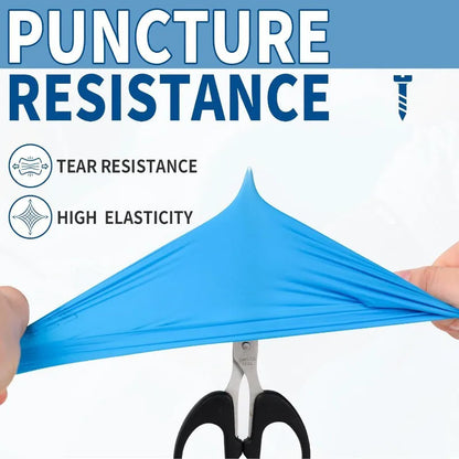 10-100PCS Blue Nitrile Disposable Gloves Latex Free