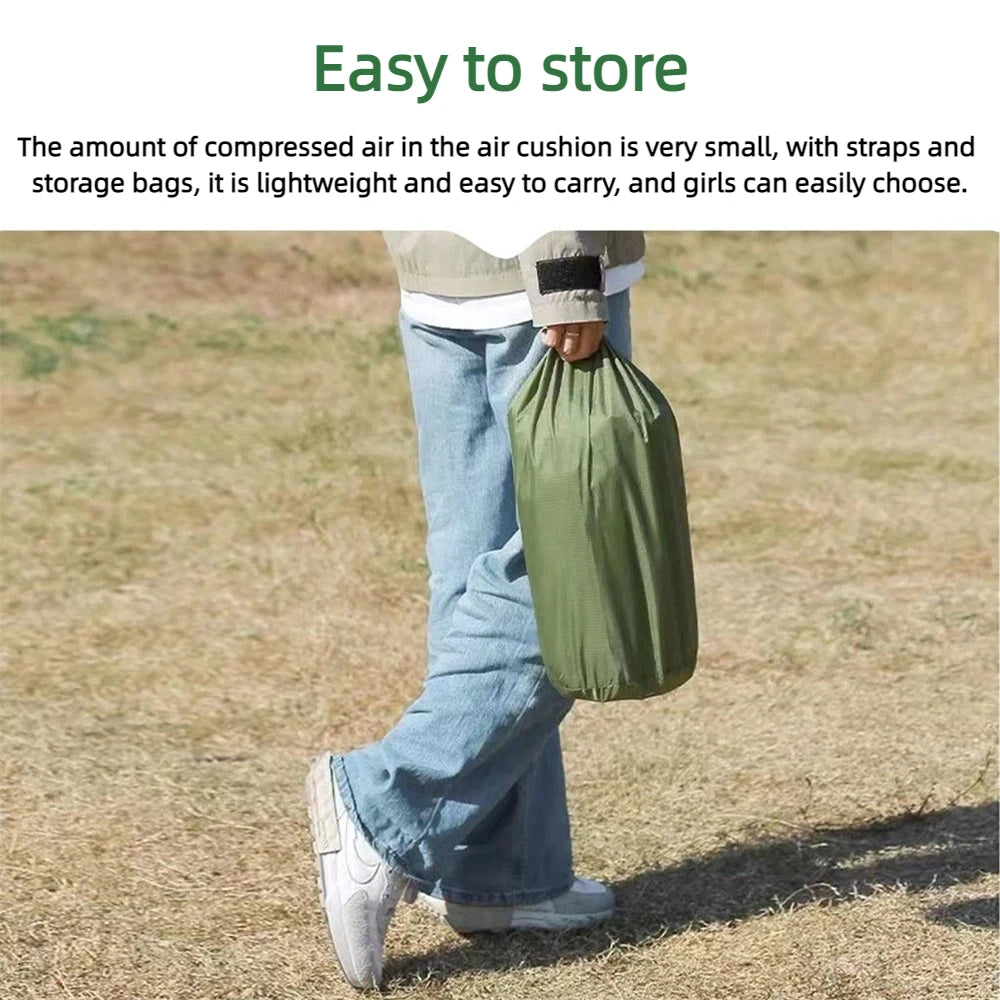 Ultra-Light Inflatable double Sleeping Pad with Built-In Foot Pump