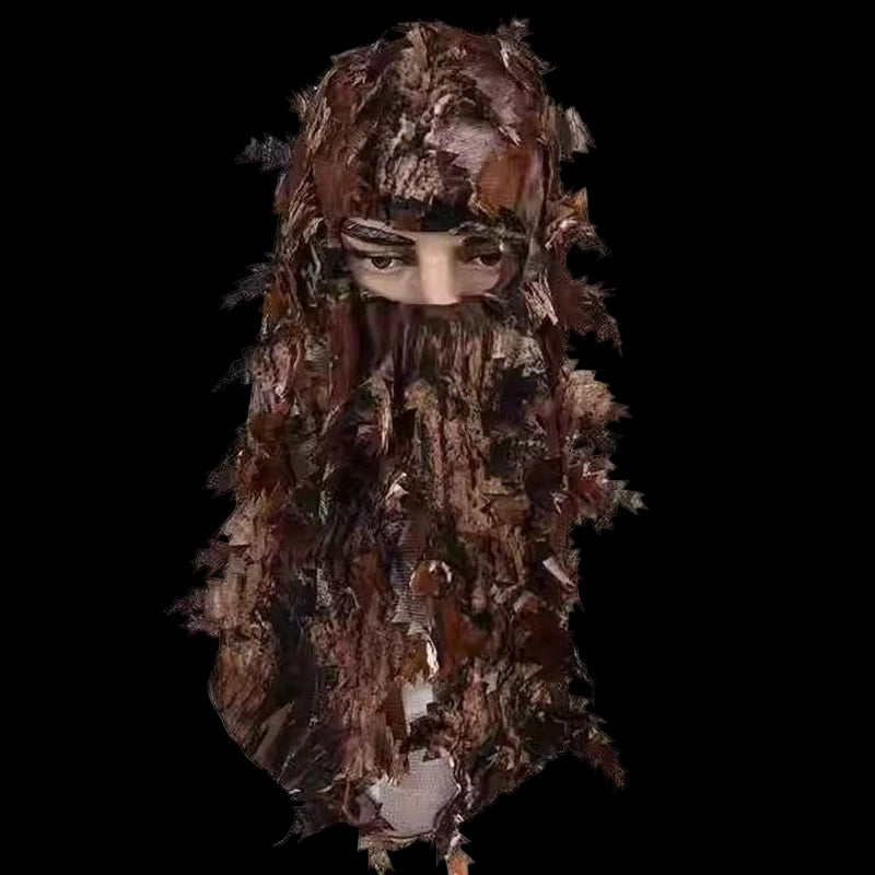 3D Leaf Camouflage Face Mask Ghillie