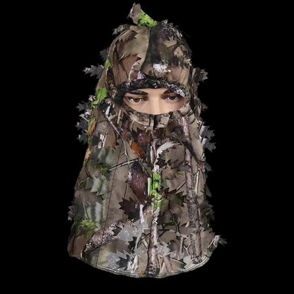 3D Leaf Camouflage Face Mask Ghillie