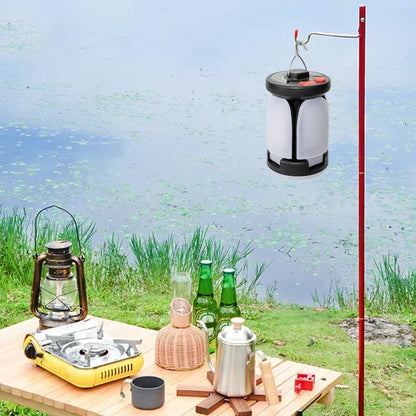 Solar Camping Lantern 15W LED Rechargeable Flashlight Magnetic Floodlight Portable Tent Lamp for Fishing Outdoor Light