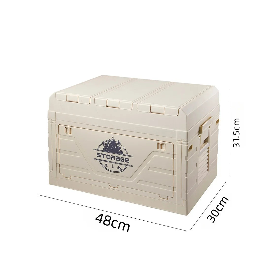 Outdoor Camping Folding Storage Box Table