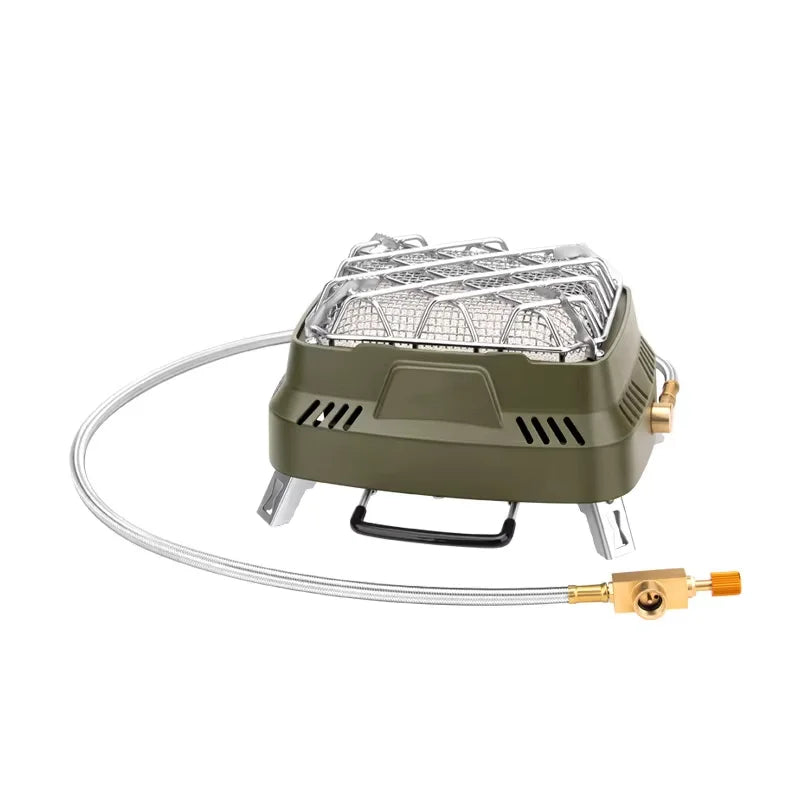 Portable Mini Dual-purpose Outdoor Multifunctional Heating Stove Infrared Stove Camping Stove Head Winter Camping for Heating