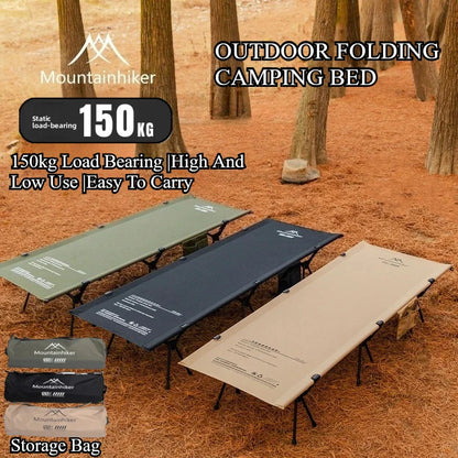 Foldable Camping Bed with A Load Capacity of 150 Kg