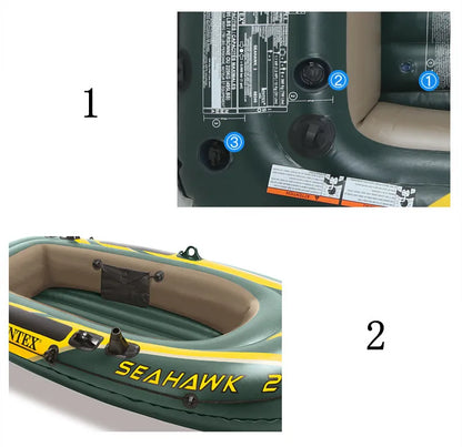 Sea Hawk 2/3 Person Thickened Inflatable Fishing Raft