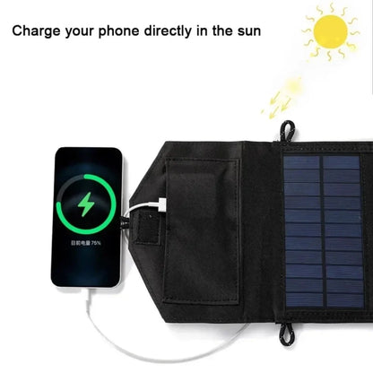 Foldable Solar Panel 6-fold 800W 20w/h  Portable Solar Panels Charger USB 5V DC Full Time Power Solar Panel Mobile Power Supply