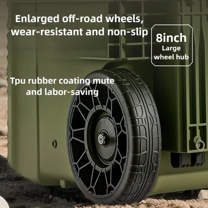 Stacked Waterproof Storage Box Trolley Case Set