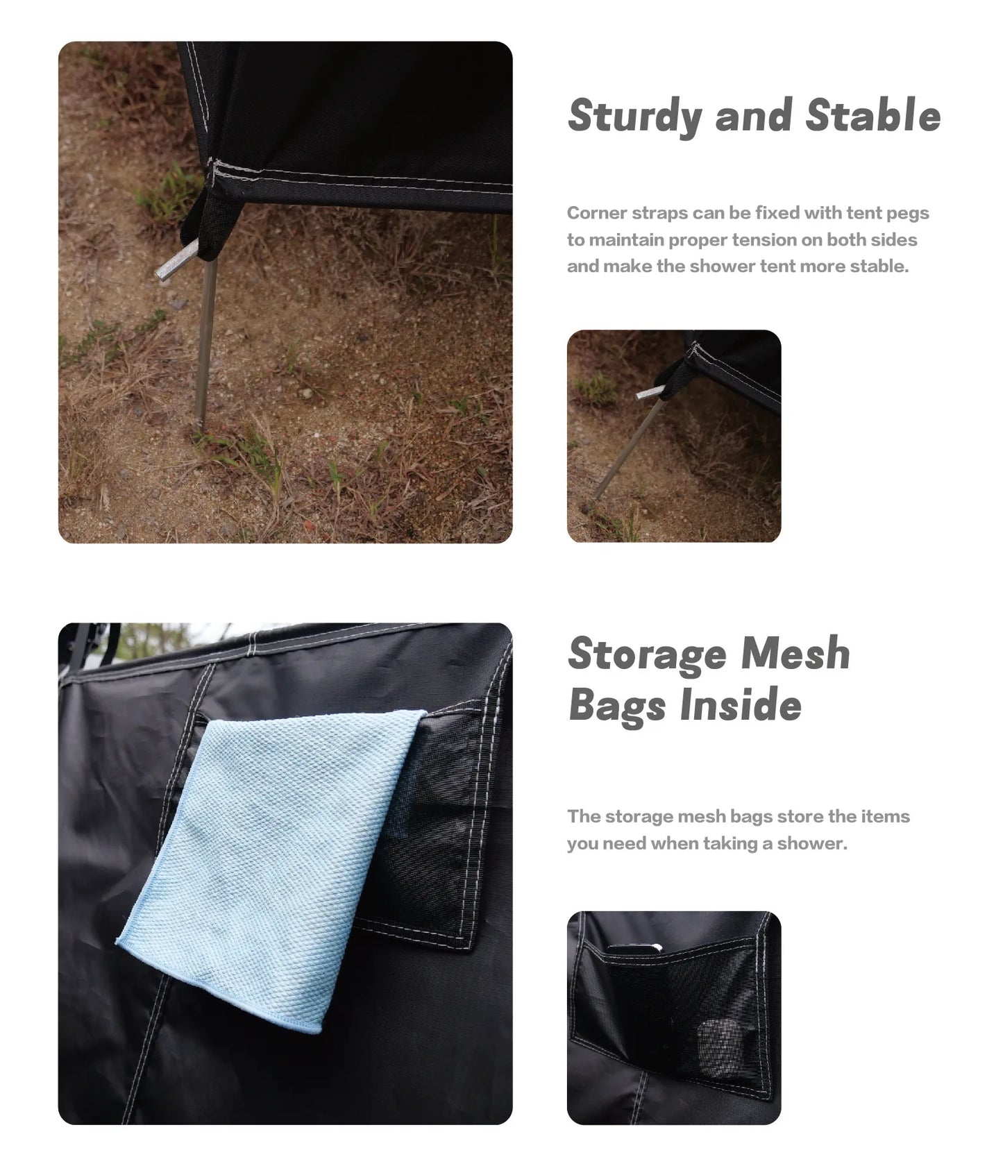 Car Side Shower Tent