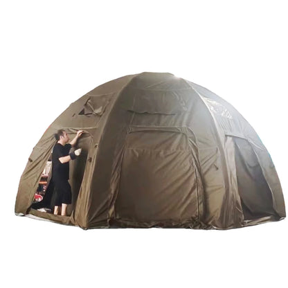 Round Round Air Oxford Cloth Material Inflatable Glamping Outdoor Camping Tent With Air Conditioning- Limited time discount