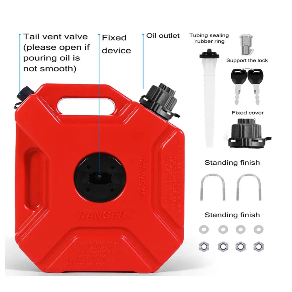 3/5 L Durable Jerry Can Liquid Storage