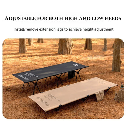 Foldable Camping Bed with A Load Capacity of 150 Kg