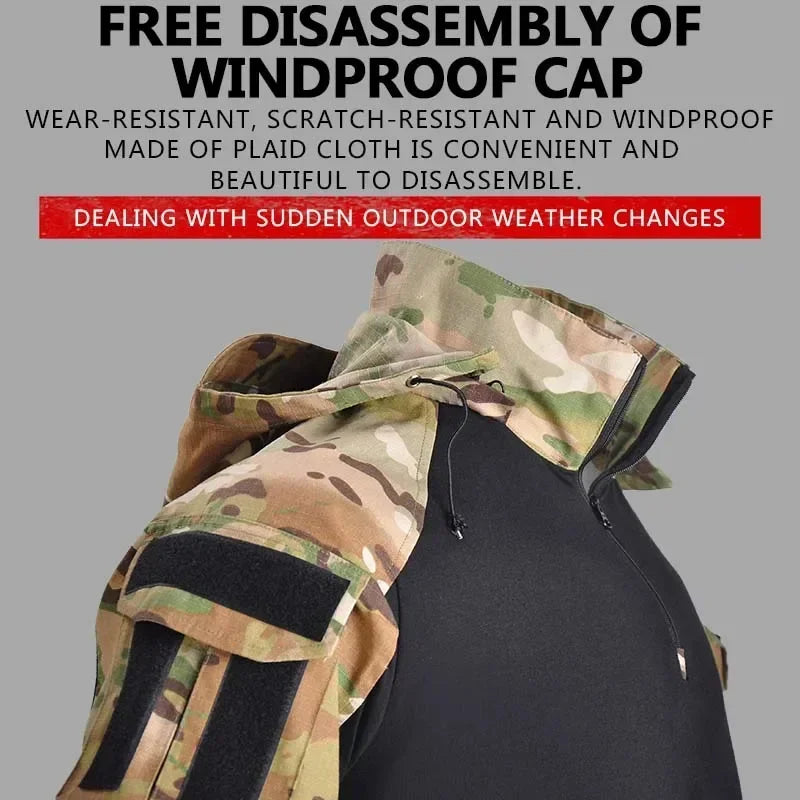 Outdoor Camo Tactical Shirt - Bushman Outpost