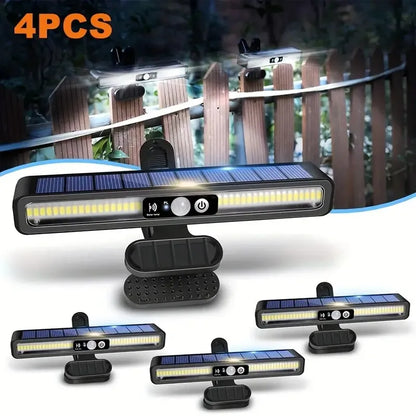 1/2/4 Packs Solar Outdoor Wall Light with Motion Sensor