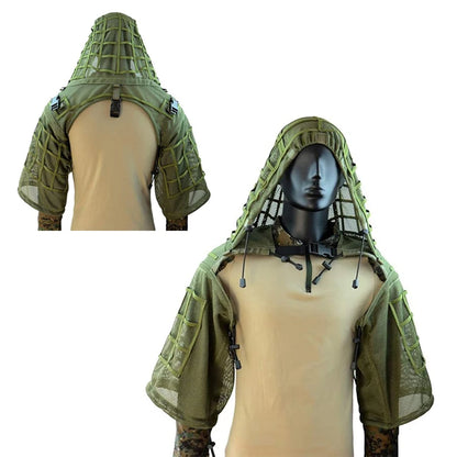 Tactical Ghillie Viper Hood 3D Leaf
