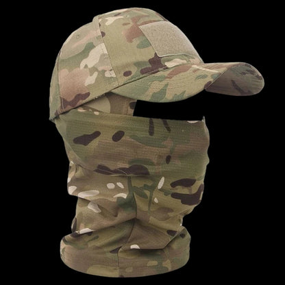 Tactical Balaclava Baseball Caps Full Face Mask Set