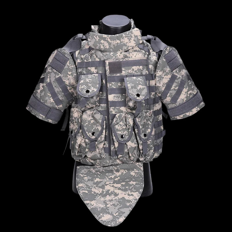 Camouflage Mockup Armor With Pouch/Pad - Bushman Outpost