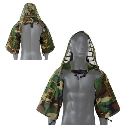 Tactical Ghillie Viper Hood 3D Leaf