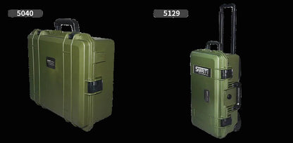 IP67 Waterproof Military Hard Case Organizer Trolly
