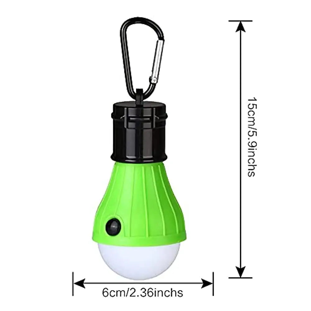 1pc Tent Hanging Lamp 3Modes LED Bulb Carabiner Portable Lantern Outdoor SOS Camping Lamp Emergency Lighting Travel Lamp Battery