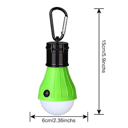 1pc Tent Hanging Lamp 3Modes LED Bulb Carabiner Portable Lantern Outdoor SOS Camping Lamp Emergency Lighting Travel Lamp Battery