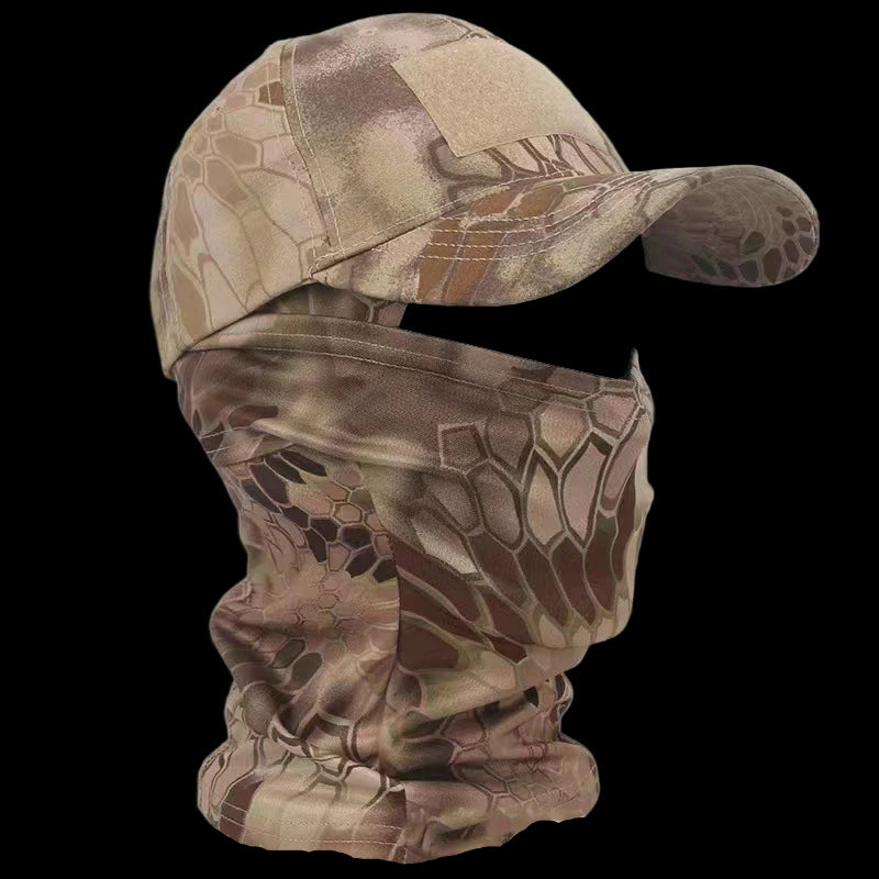 Tactical Balaclava Baseball Caps Full Face Mask Set