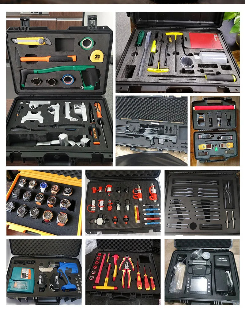 IP67 Waterproof Military Hard Case Organizer Trolly