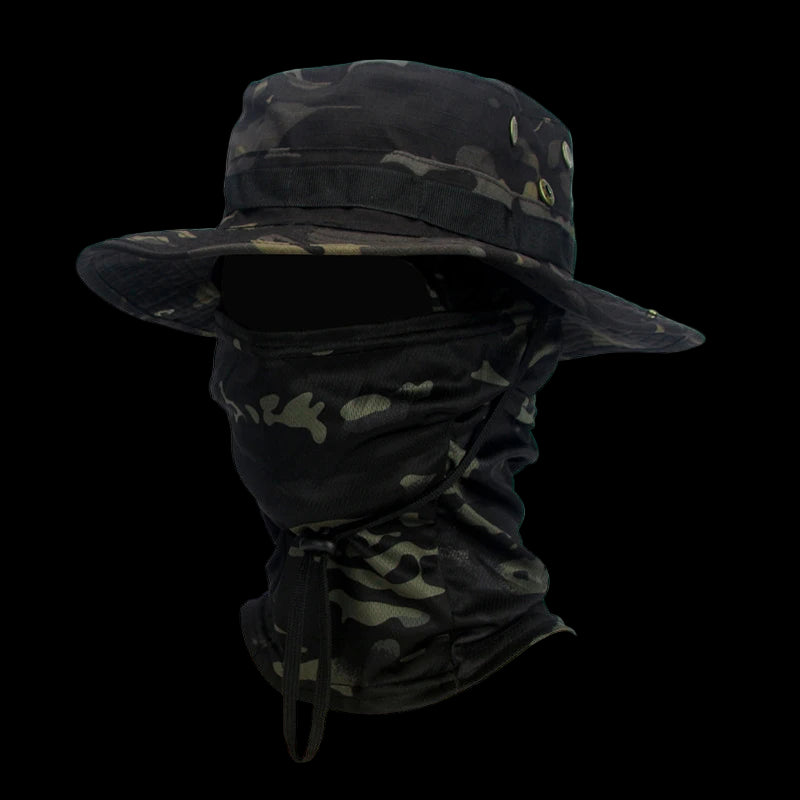 Camouflage Boonie Hat Balaclava Set
