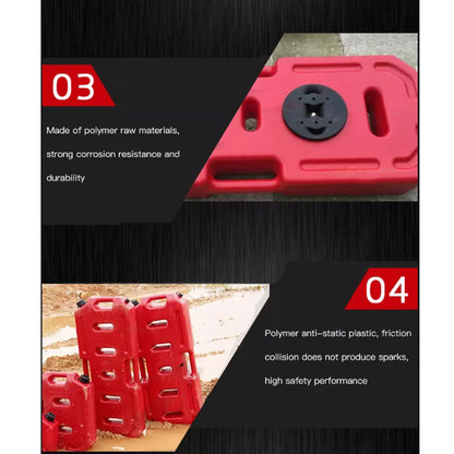 20L Jerry Can Fuel Container With Lock&Key
