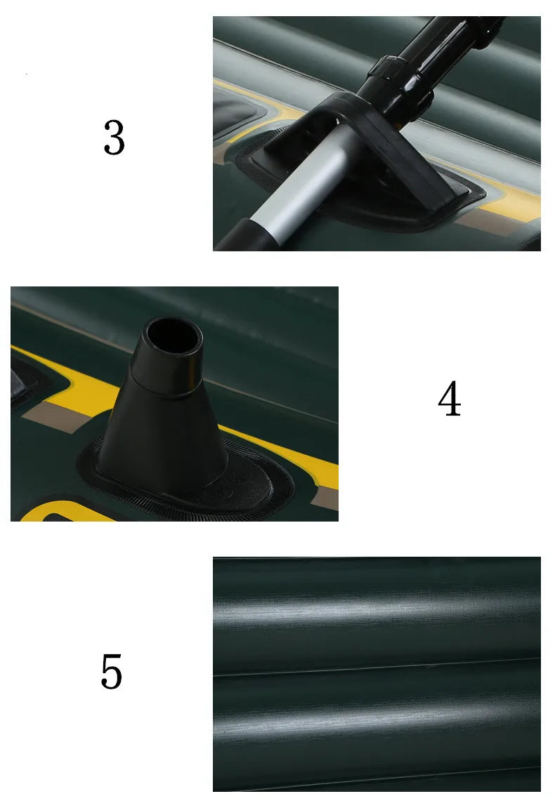 Sea Hawk 2/3 Person Thickened Inflatable Fishing Raft