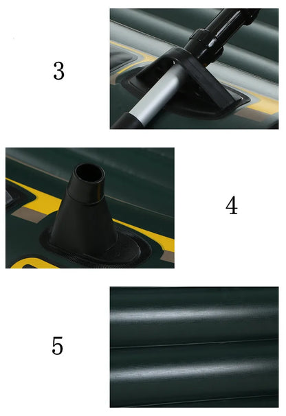 Sea Hawk 2/3 Person Thickened Inflatable Fishing Raft