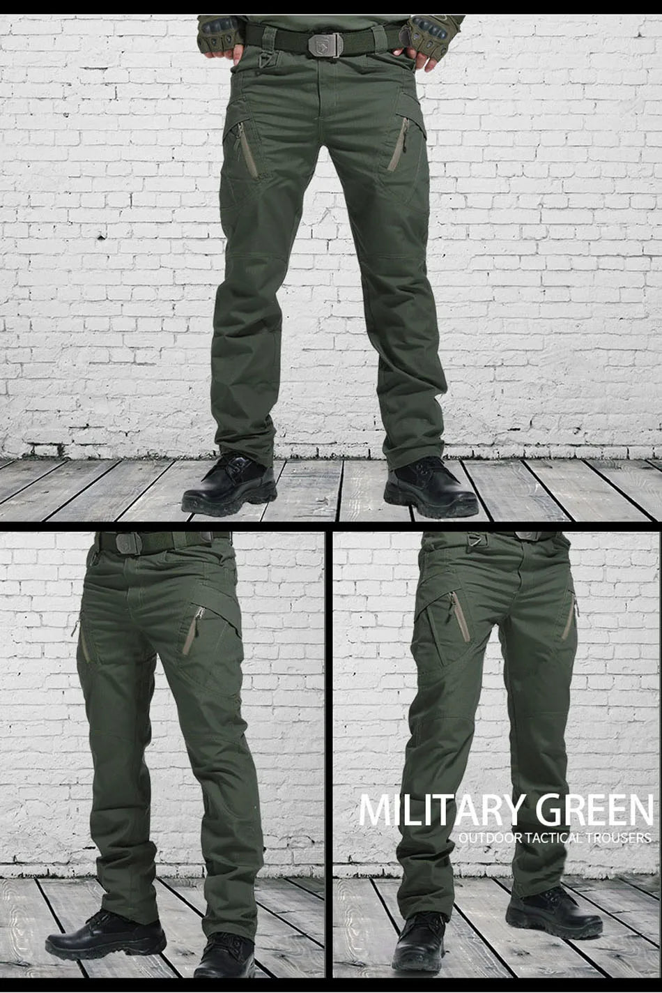 Mens Waterproof Elastic Cargo Pants - Bushman Outpost