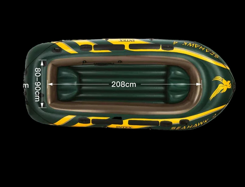 Sea Hawk 2/3 Person Thickened Inflatable Fishing Raft