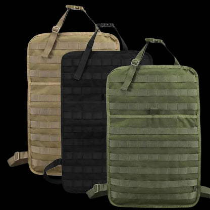 Tactical Car Seat Back Organizer 5 Detachable Molle Pouches