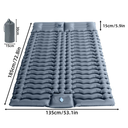 Ultra-Light Inflatable double Sleeping Pad with Built-In Foot Pump