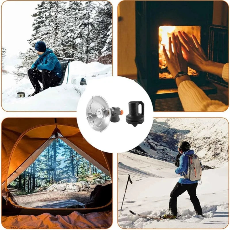Outdoor Portable Gas Heater Hiking Camping Tents Warming Equipment Mini Gas Burner Heating Survival Equipment