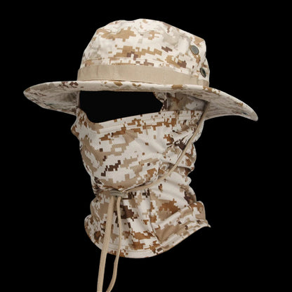 Camouflage Boonie Hat Balaclava Set