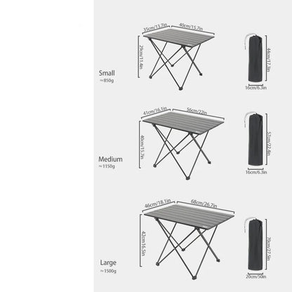 Ultralight Portable Folding Camping Table